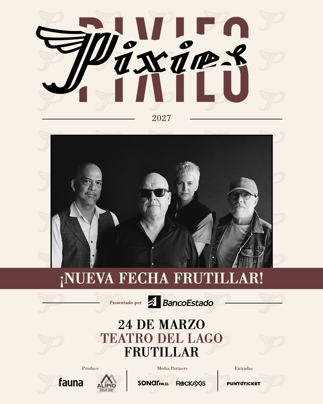 Pixies anuncia segunda fecha en Frutillar